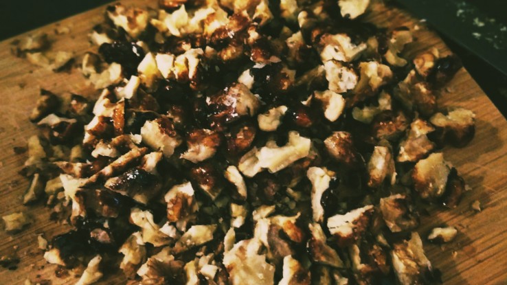 Χοντροκομμένοι καραμελωμένοι ξηροί καρποί